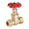 Thrifco Plumbing 1/2 Inch, 5/8 Inch O.D. Brass Compression Gate Valve 6414031 - alternate 1